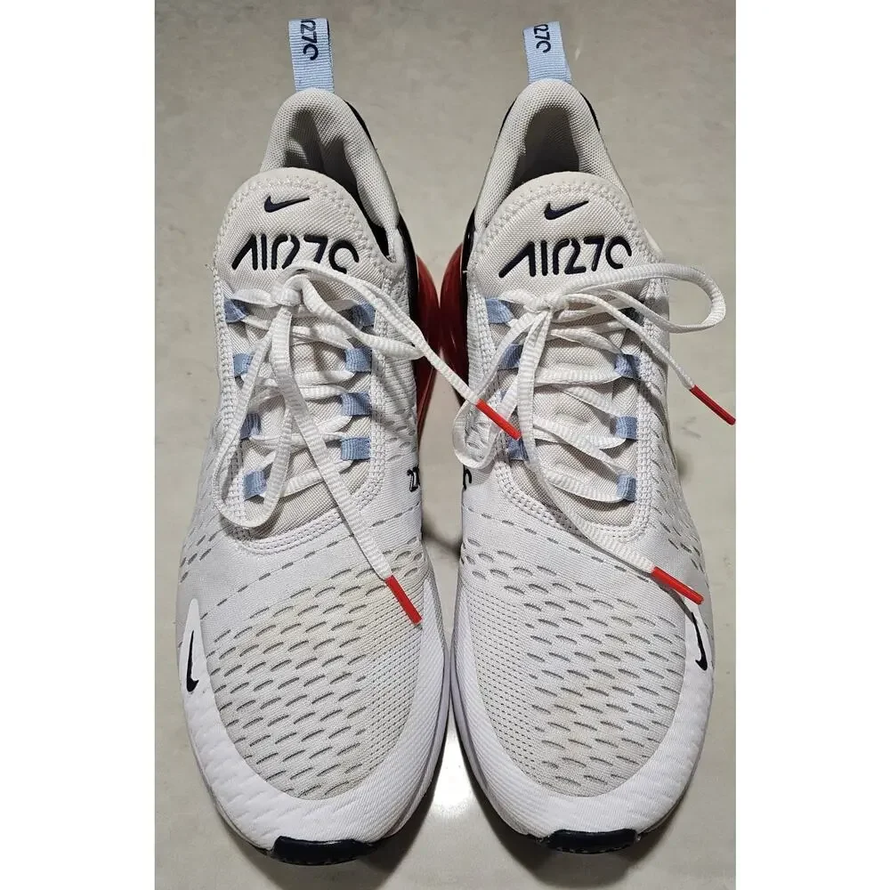 Nike Air Max 270 USA White Navy Chile Red Men's Size 11.5 DJ5172-100
